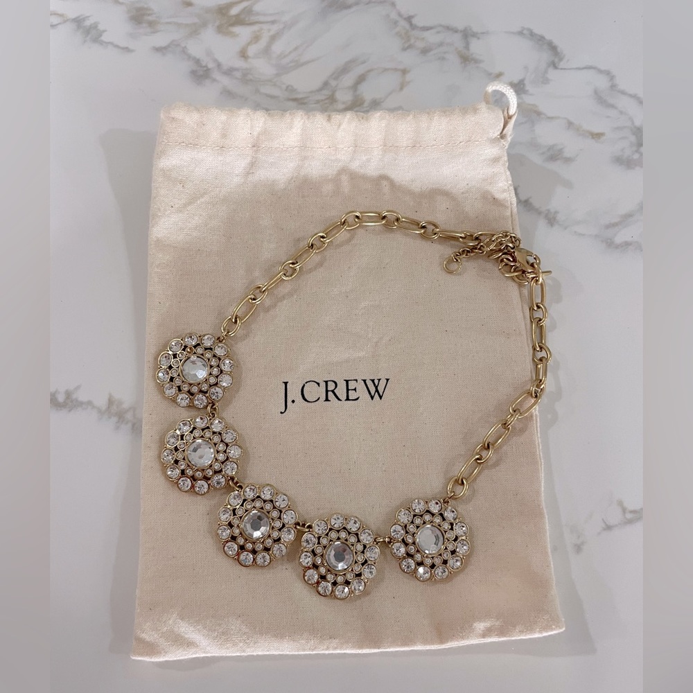 J.Crew Gold Statement Necklce